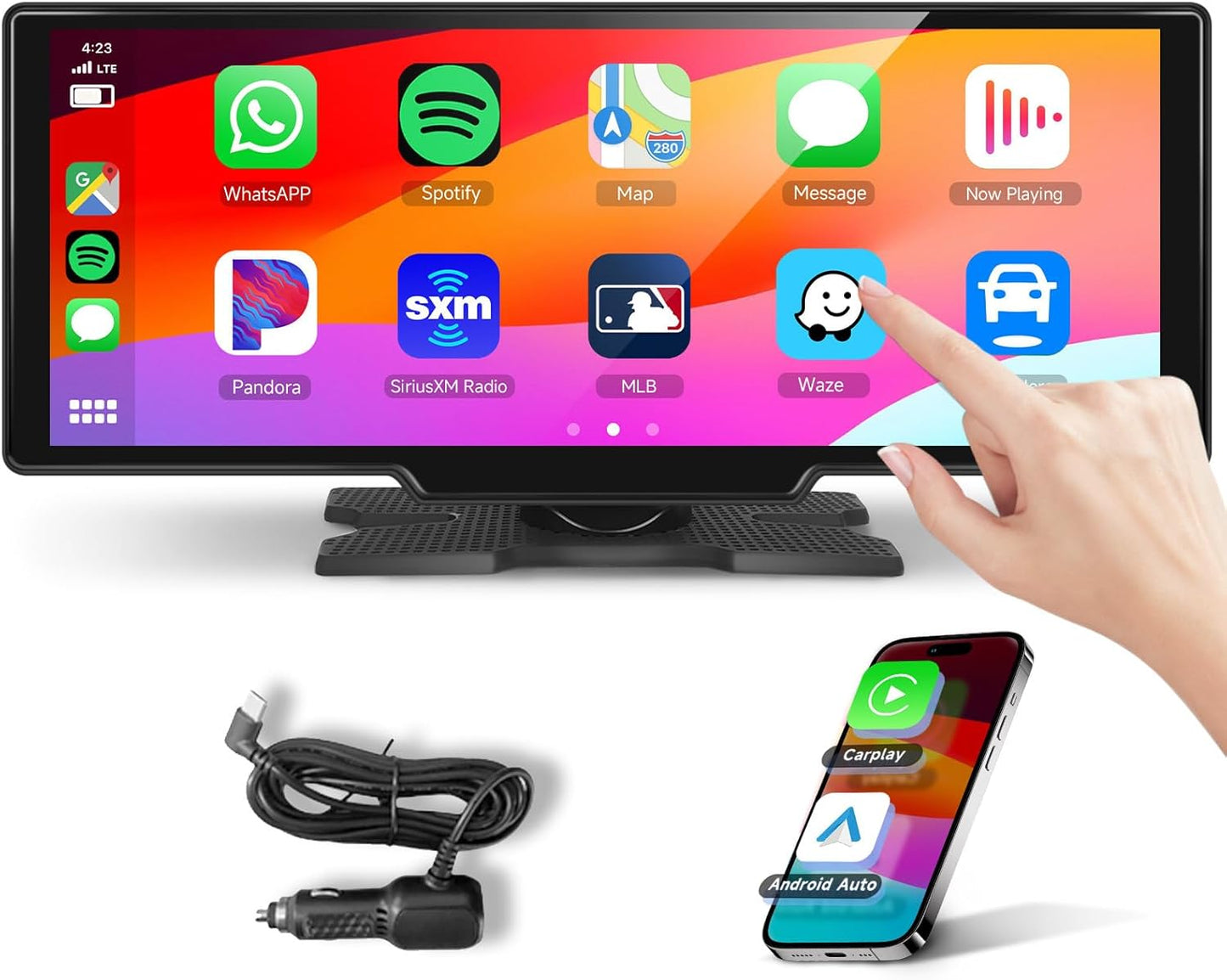 Portable bluetooth carplay car radio Android/Apple | BeSmart™