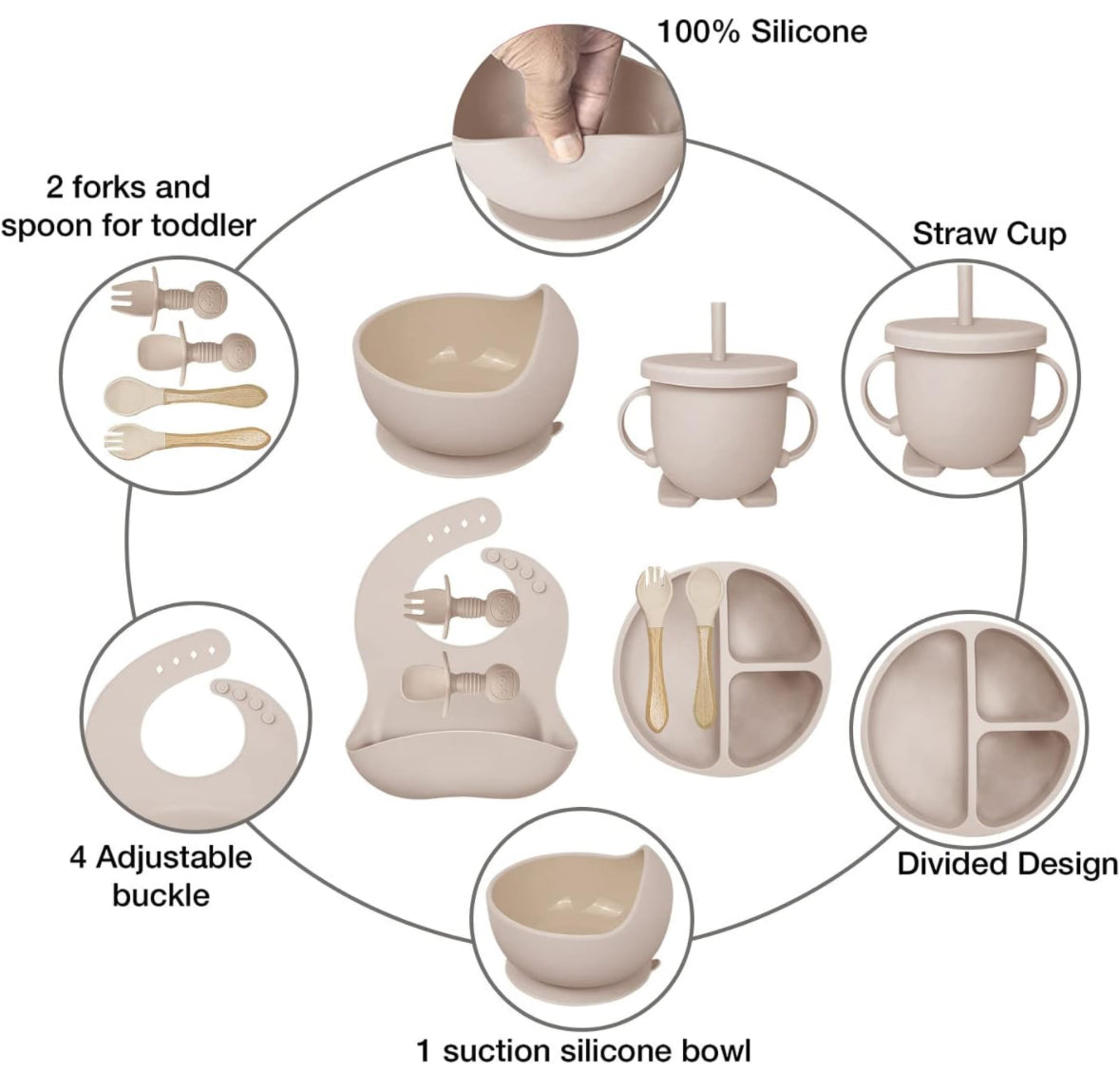 Silicone Weaning Set for Babies | BeSmart™