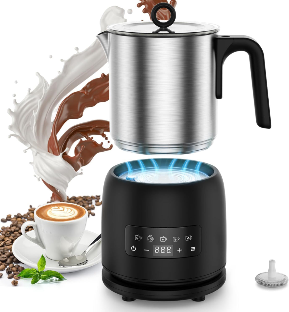 Multifunction digital electric milk frother | BeSmart™