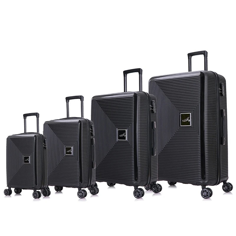 Set of 4 rigid ABS trolleys + free suitcase weighing scale | BeSmart™