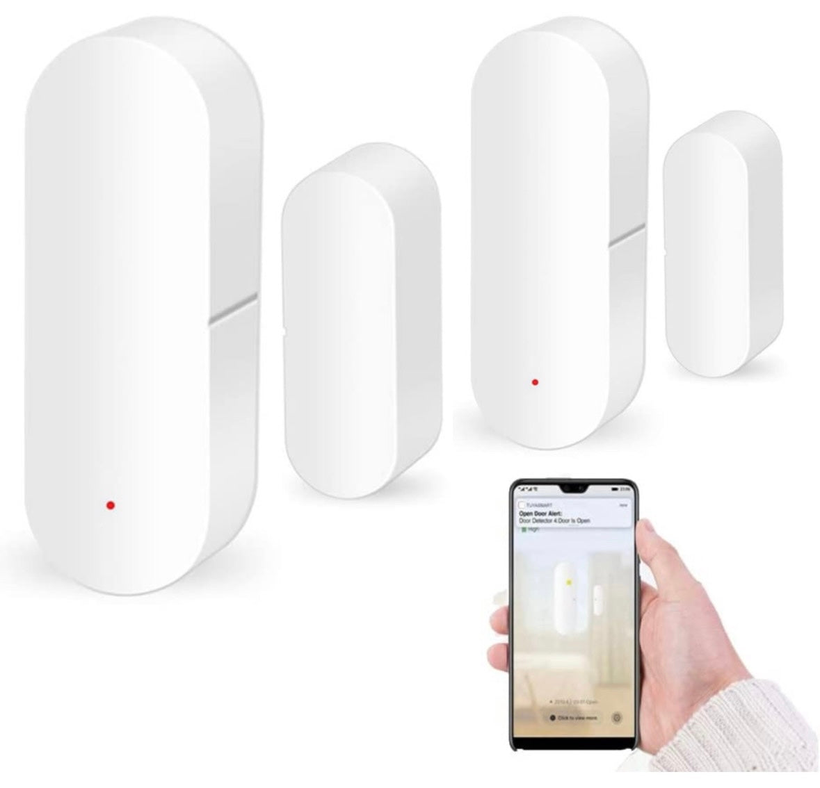 Wifi alarm sensor (2 pieces) | BeSmart™